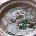 きらり流れ星's cooksnap of when they made リボン大根と豚のBRIしゃぶ.