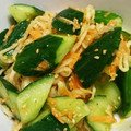 莉奈ぽよた's cooksnap of when they made きゅうりと切り干しのオイキムチ風浅漬け.