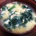 もふりこ's cooksnap of when they made 簡単 早い！ほうれん草と 卵のお吸い物！.