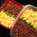 Nöööla♡'s cooksnap of when they made ご飯おかわり〜♪大好きな２色そぼろ丼.