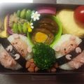 ☆華澄☆'s cooksnap of when they made こぶたちゃん巻おにぎり＊キャラ弁.