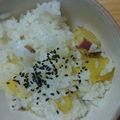 tomomi♪'s cooksnap of when they made サツマイモが美味しい！サツマイモご飯.
