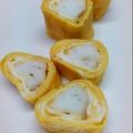 たにたーに's cooksnap of when they made はんぺんの卵焼き.