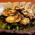 トクライ's cooksnap of when they made 牡蠣のソテー春菊ソース.