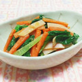 まあまま☆0403's cooksnap of when they made 小松菜と人参の薬味ごま和え.