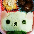 きさひま's cooksnap of when they made 簡単キャラ弁＊コリラックマのサンドイッチ.