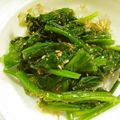 由芽15's cooksnap of when they made ほうれん草のおひたし.