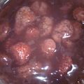 リおMaMa's cooksnap of when they made トロトロ～苺コンポートゼリー.
