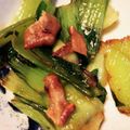 tomokakyo's cooksnap of when they made 材料２つだけ！油かすとチンゲン菜の炒め物.