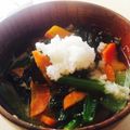 まーんだ's cooksnap of when they made みぞれ汁（大根おろし入り味噌汁）.