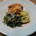 machi5111's cooksnap of when they made 菊菜（春菊）と九条ねぎと厚揚げの重ね煮.