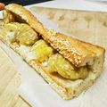 しじみごはん's cooksnap of when they made ゴルゴンゾーラと栗のホットサンド♪.