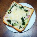 なおころピッコロ's cooksnap of when they made 塩キャベ×ウィンナーの塩昆布トースト.