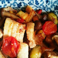 fm04's cooksnap of when they made 豚バラと夏野菜のトマトソース炒め.