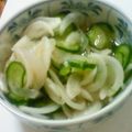 ニン☆'s cooksnap of when they made 新玉ねぎの甘い酢の物.