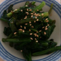 ぞうきりんぞう's cooksnap of when they made ほうれん草のごま和え 〜海苔の佃煮入り〜.