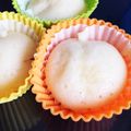 ゆっこ～'s cooksnap of when they made HMで簡単ヨーグルト蒸しパン.