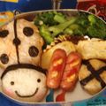 リスのしっぽ's cooksnap of when they made 簡単キャラ弁☆てんとう虫のお弁当♪.