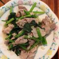 春風★★★★★'s cooksnap of when they made 簡単 ほうれん草と豚肉の 中華風炒め.