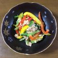 早起きまま's cooksnap of when they made パプリカと小松菜のツナ和え.