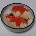 ポニーリボン's cooksnap of when they made 紅生姜とポン酢だけ！大根酢☆.