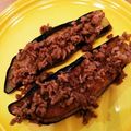 蜜茄子's cooksnap of when they made 簡単♪ナスの肉味噌のせ♡.