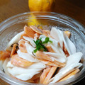 ラベンダーちゃん's cooksnap of when they made 蕪と柿の塩昆布マヨサラダ☆.