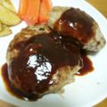 しもしも☆'s cooksnap of when they made ふっくらジューシーハンバーグ.