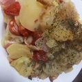 どもプリ's cooksnap of when they made トマトとじゃがいものベーコンチーズ焼き.