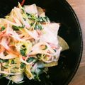 ＊ＡＫＯＲＩ＊'s cooksnap of when they made 大根とカイワレのカニカマサラダ.