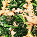 けいこSu's cooksnap of when they made 南関あげ と ほうれん草の卵とじ.