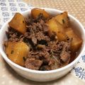 豆りこ's cooksnap of when they made 大根と牛肉の煮込み　.