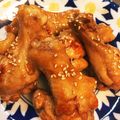 michivaio's cooksnap of when they made 手羽元の照り焼き.
