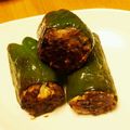 やっこぴー's cooksnap of when they made 玉ねぎいっぱいの丸ごとピーマン肉詰め.