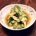 絃斗＊'s cooksnap of when they made イカときゅうりの酢の物.