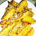 すずきさんちの子's cooksnap of when they made ごぼうとさつまいもの甘辛.