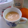 taako1552's cooksnap of when they made 柿とハチミツのヨーグルトスムージー.