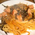 mikiha5's cooksnap of when they made パスカルのお母さんの焼きたらこスパ.