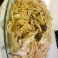 うさぽぽちゃん's cooksnap of when they made めんつゆと柚子胡椒で春キャベツのパスタ.