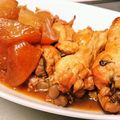 すみ's cooksnap of when they made 手羽元と大根の甘辛煮.
