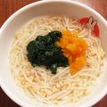 あやころたん's cooksnap of when they made 離乳食・中期■納豆野菜そうめん.