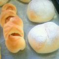 かけ・け！たいちゃん's cooksnap of when they made バター＆油なしで☆ふんわり白パン.