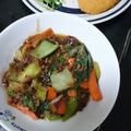 ★くまた★☆'s cooksnap of when they made 噛むほど美味しい中華丼♡ちんげん菜人参.