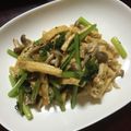 クックYS8X9Y☆'s cooksnap of when they made 意外に美味しい☆蕪の葉と油揚げの炒め物☆.
