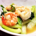 赤ぎん's cooksnap of when they made 青梗菜とエビの中華炒め.