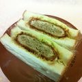 龍青空ママ's cooksnap of when they made シンプルに♡メンチのサンドイッチ.