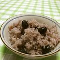 赤い電話's cooksnap of when they made 香ばしい香りがたまらん♡黒豆ご飯.