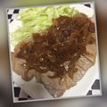 はっち302's cooksnap of when they made 厚切りポークステーキの玉ねぎソース.