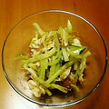 1980mee's cooksnap of when they made ささみときゅうりの梅肉和え.