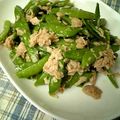 イモっこ's cooksnap of when they made 混ぜるだけ☆スナップエンドウのシーチキン.